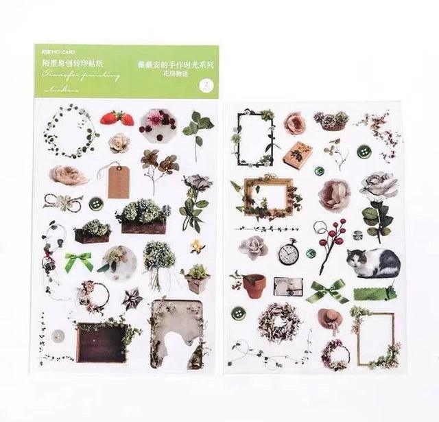 Rub On Stickers - Journal Carnival