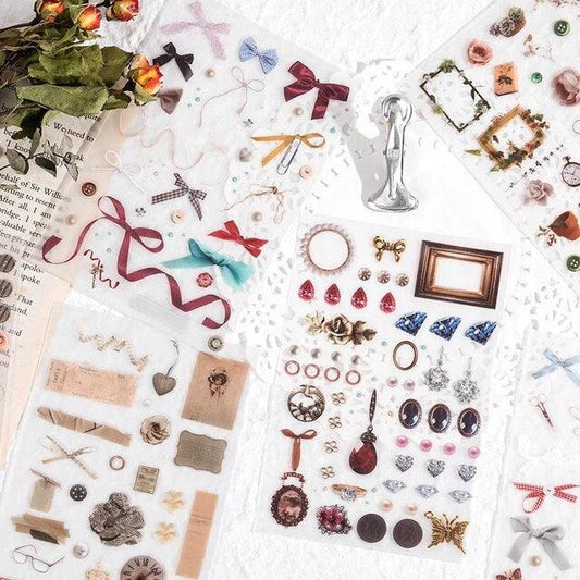 Rub On Stickers - Journal Carnival
