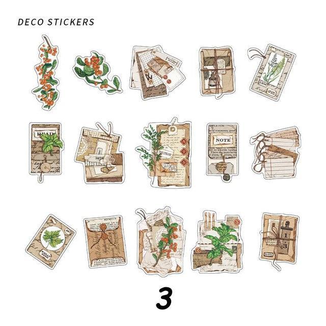 Vintage Aesthetic Sticker - Journal Carnival