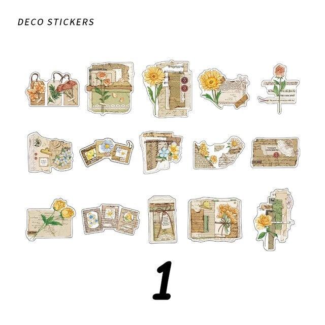 Vintage Aesthetic Sticker - Journal Carnival
