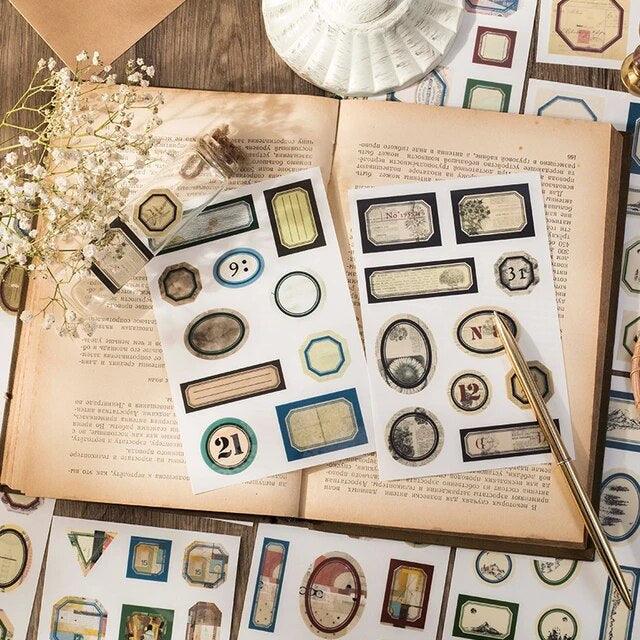 Retro Label Rub-on Stickers - Journal Carnival