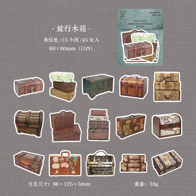 Memories of the past Series Stationery Stickers - Journal Carnival