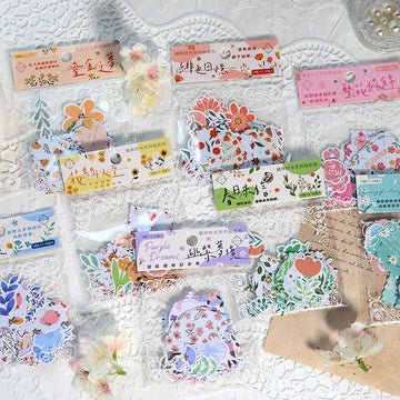 Flower Stickers - Journal Carnival
