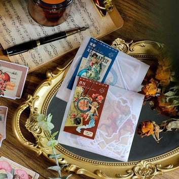 Flower Letter Memo Stickers - Journal Carnival