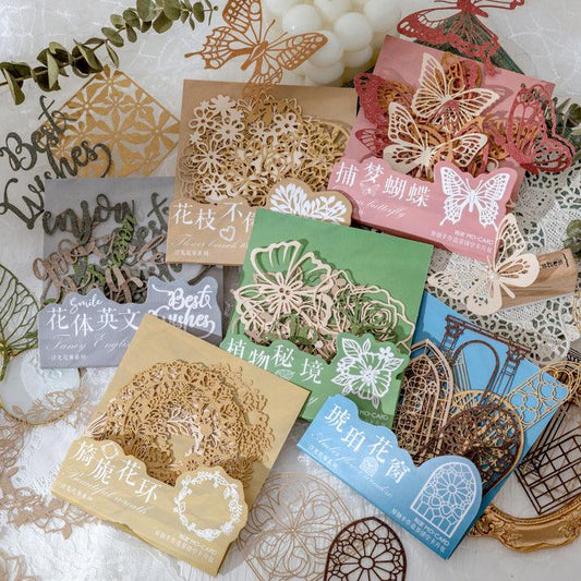 Vintage Die Cut Paper - Journal Carnival