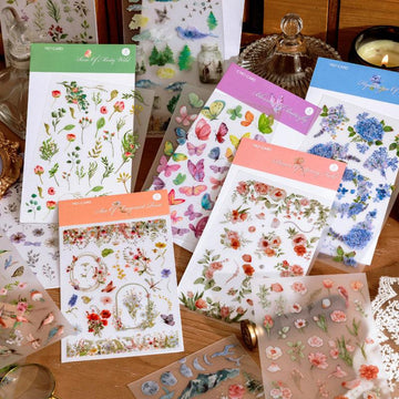 Refreshing Nature Series Transfer Sticker - Journal Carnival