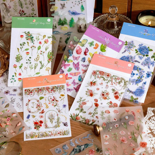 Refreshing Nature Series Transfer Sticker - Journal Carnival