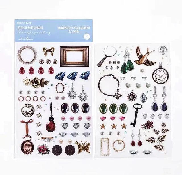 Rub On Stickers - Journal Carnival