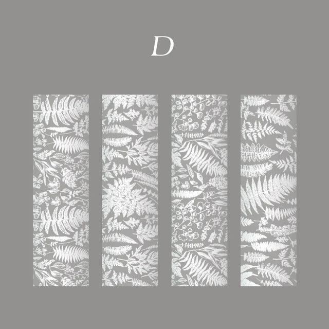 Hot Silver Foiled Memo Paper - Journal Carnival