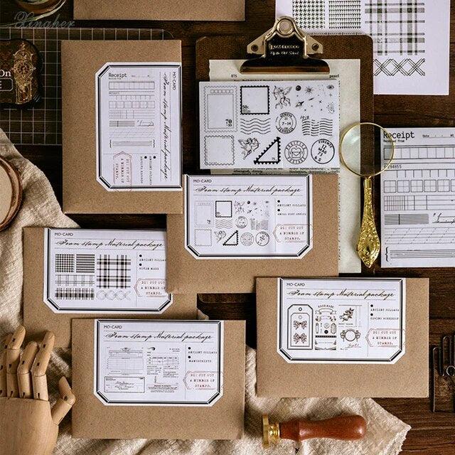 Rubber Silicone Stamps - Journal Carnival