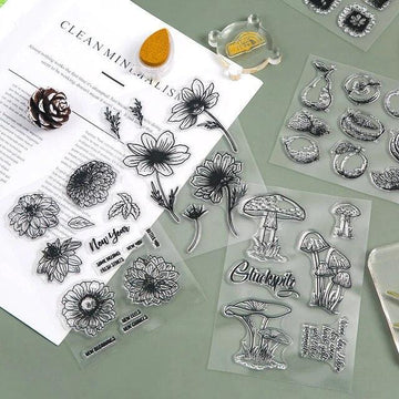 Clear Silicon Stamp - Journal Carnival