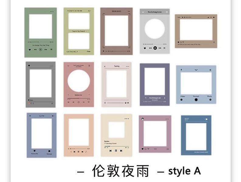 Pet Ephemera Frame Stickers - Journal Carnival