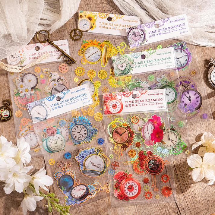Time Wheel Roaming series sticker - Journal Carnival