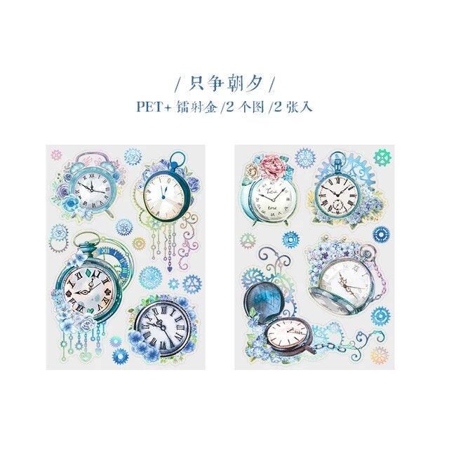 Time Wheel Roaming series sticker - Journal Carnival
