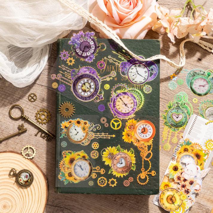 Time Wheel Roaming series sticker - Journal Carnival