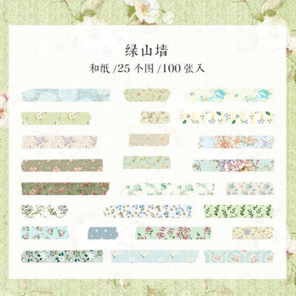 Aesthetic Washi Paper Stickers - Journal Carnival