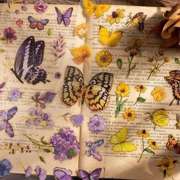 Butterfly Garden series Pet stickers - Journal Carnival