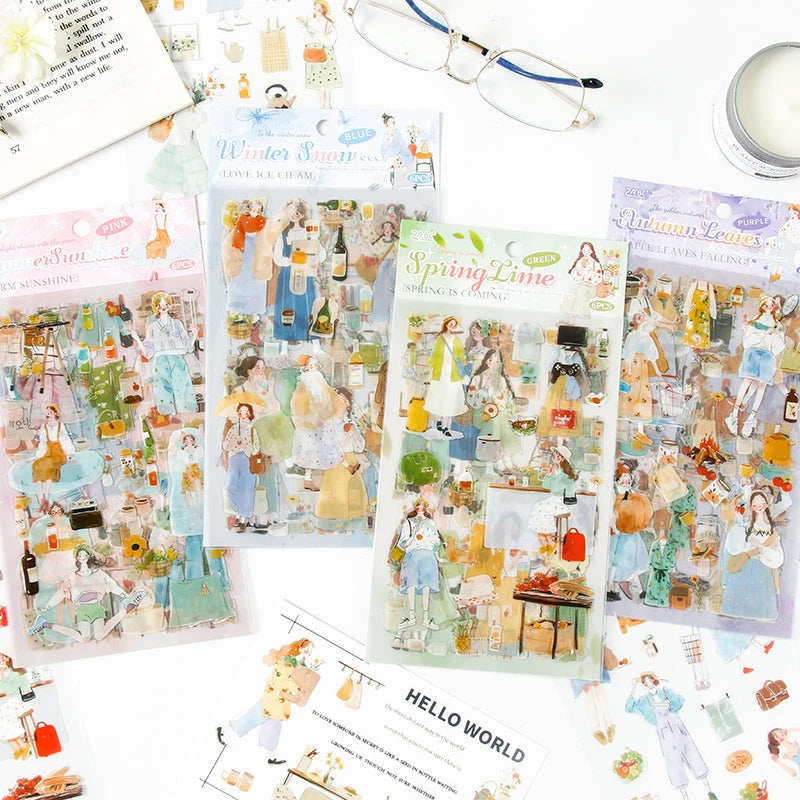 Long Stripe Stickers - Journal Carnival