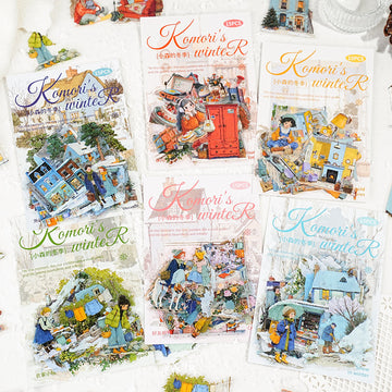 Komori's winter series sticker