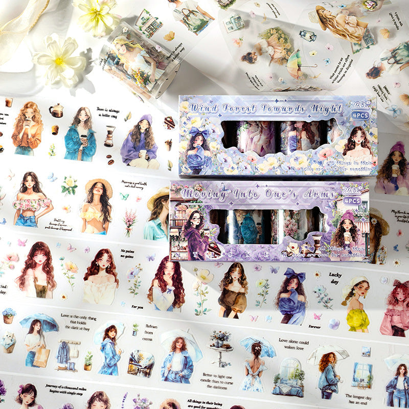 Heart Stirring Guest Series Die cutting scrapbook pet tape