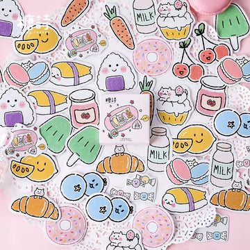 Creative and cute cartoon sealing sticker box