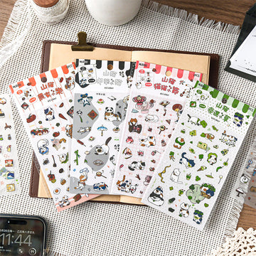 Cute Cat Series Sticker Sheets