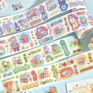 Dun Dun Street Daily Series Die Cutting Washi Tape