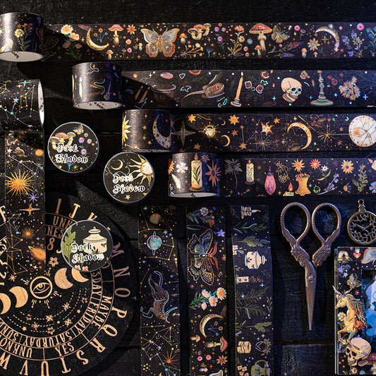 Dark Shadow Magic Realm Series Washi Tape