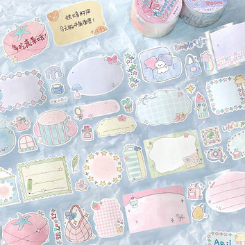 Star Sweet Dream House Series Die Cutting Writing Paper Tape