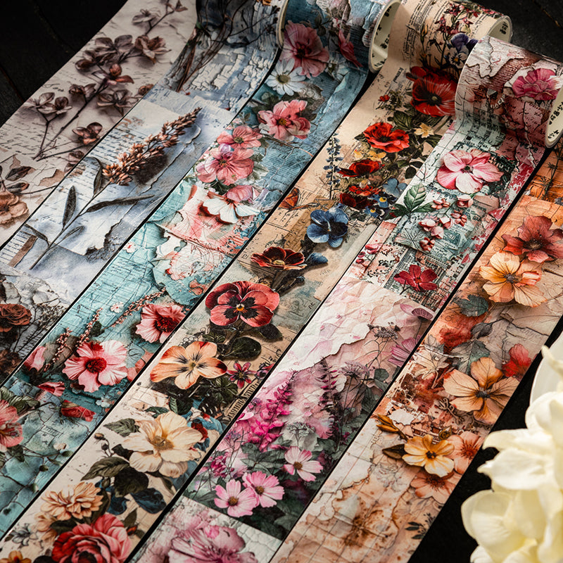 Flower collage Series Washi Tape