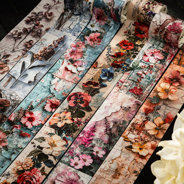 Flower collage Series Washi Tape