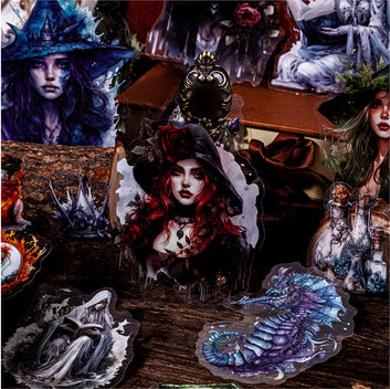The Gothic witch series sticker