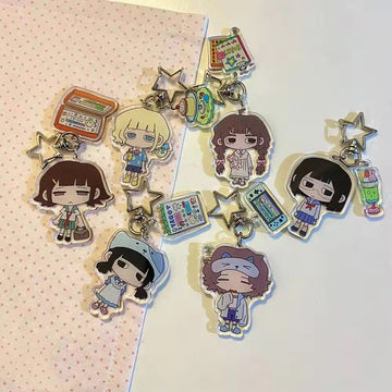 Japanese Anime Girl Keychain