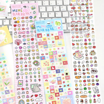 Square Fun Series Sticker Sheets