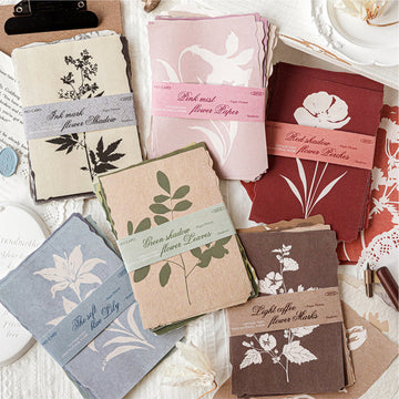 Paper flower shadow series material paper