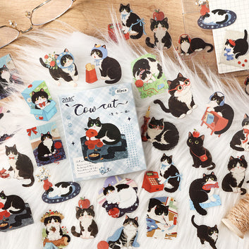 Kitten Holiday Series sticker Box