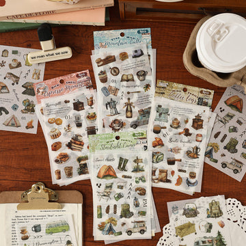 The Wild Seal Collection series sticker Sheets
