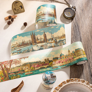European Traveler Series Washi Tape