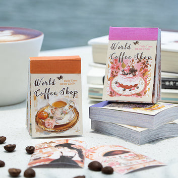 World Coffee Shop Series Sticker book