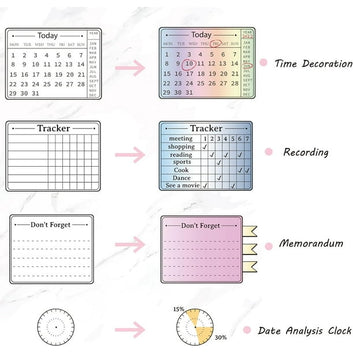 Calendar Planner Clear Stamp