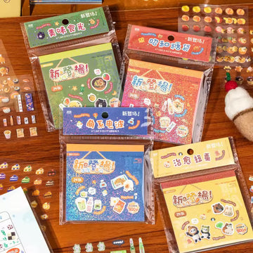 Genki Party Old time series sticker book