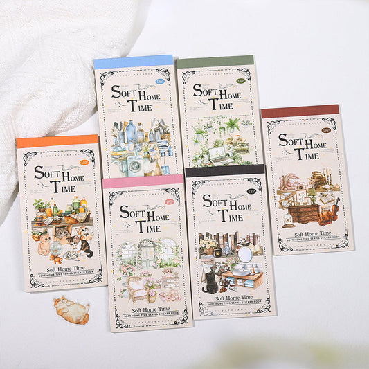 The soft home time Series Sticker Book