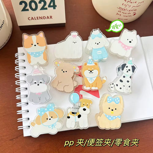 Puppy Shaped Series Acrylic Clip