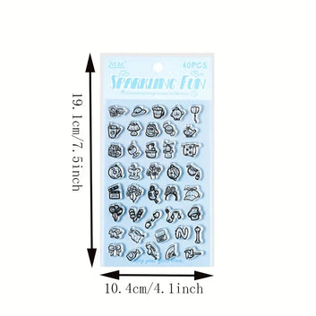 Daily Life Series Silicone Stamp set