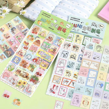 MINI Square Theater Series sticker Sheets