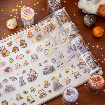 Pet Cute Album Series Die Cutting PET Tape