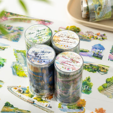 Spring and Autumn series Die Cutting PET Tape
