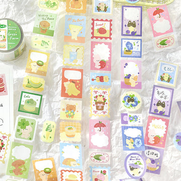 Forest Sweet Fruit House Series Die Cutting Washi Tape
