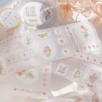 Strawberry Sweetheart Series Die Cutting Flash PET Tape