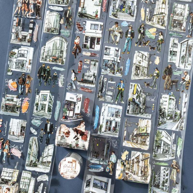 Urban Stroll Series Street Character Pet Tape